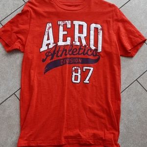 Orange aeropostale t shirt